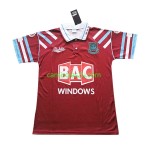 Camisolas de futebol West Ham United Retro Equipamento Principal 1991-1992 Manga Curta